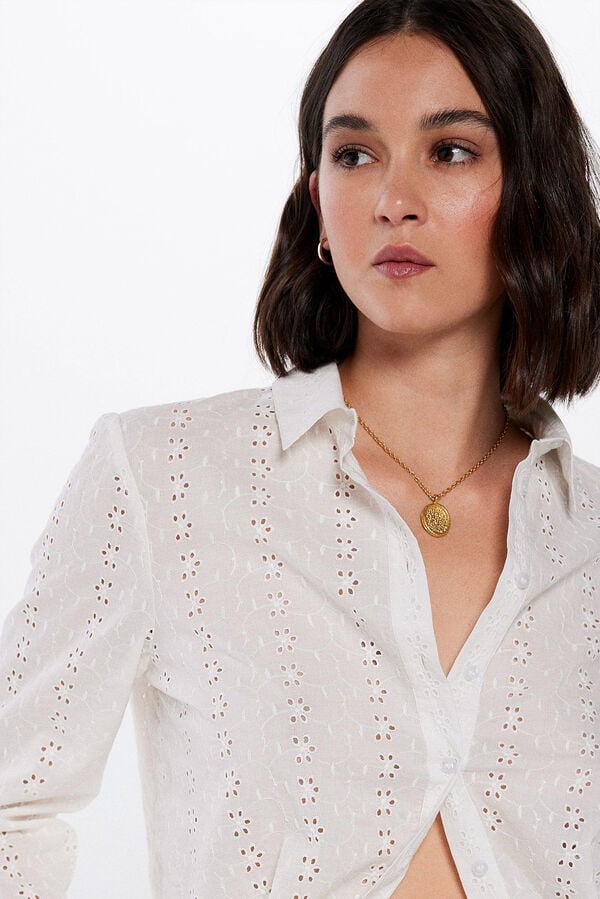 Springfield Swiss embroidery blouse white