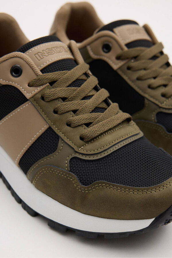 Inside Zapatillas casual combinada negro