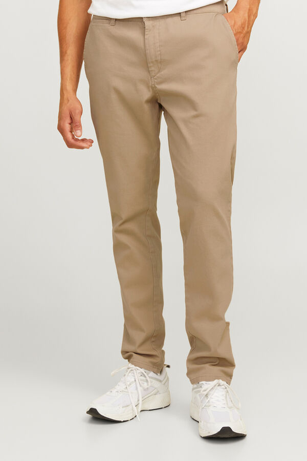 JJ REBEL Pantal&oacute;n chino slim fit gris