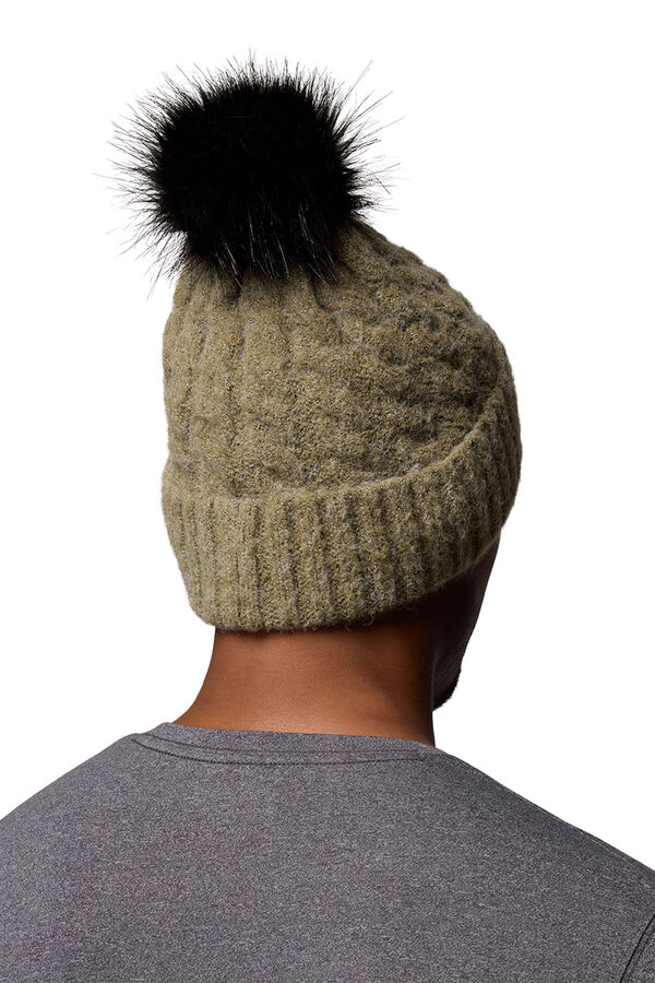 Columbia Winter Blur&trade; II Unisex Beanie with Pom-Pom beige