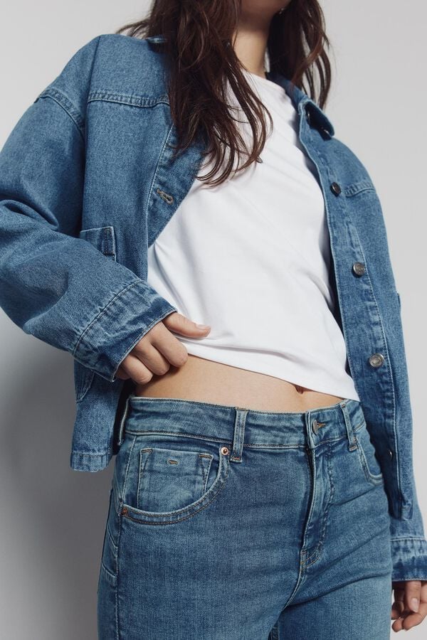 Springfield Cal&ccedil;as jeans push-up azul