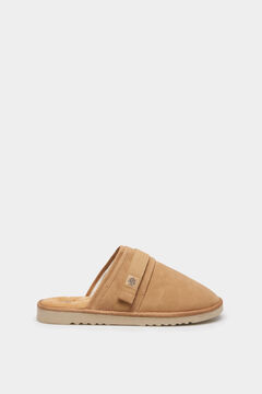 Springfield Velcro slippers brown