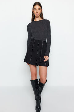 Trendyol Falda mini fluida tachas
