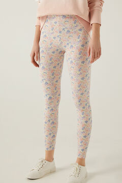 Springfield Legging Imprim&eacute; Coton Biologique rose