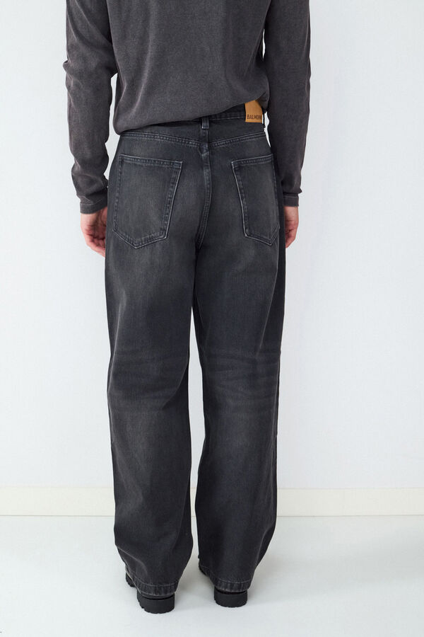 Balmohk Straight loose jeans black