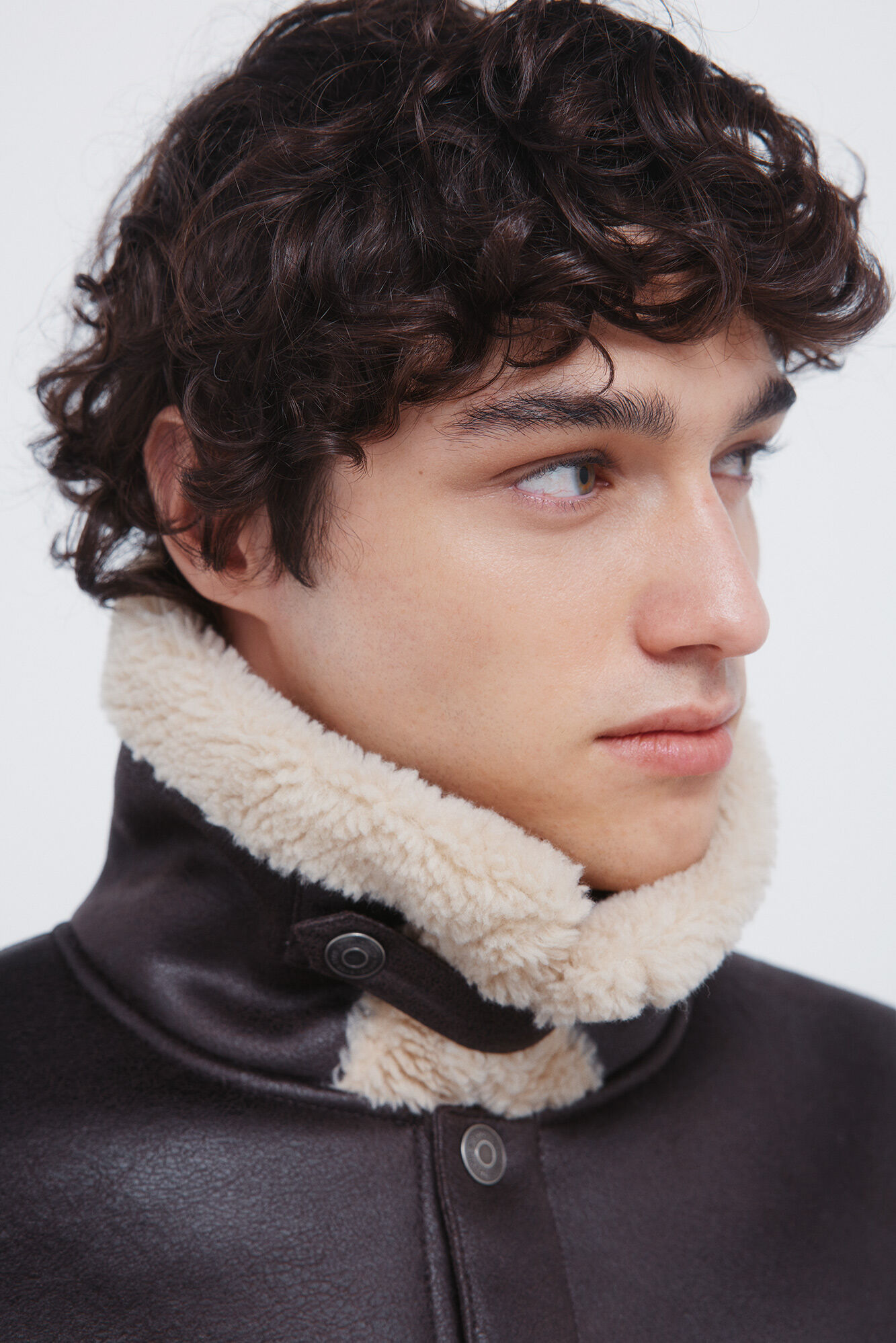 Springfield Blus&atilde;o trucker com efeito camur&ccedil;a dupla face