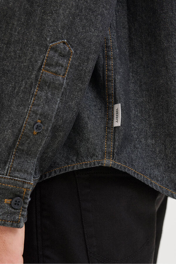 JJ REBEL Camisa regular fit denim negro