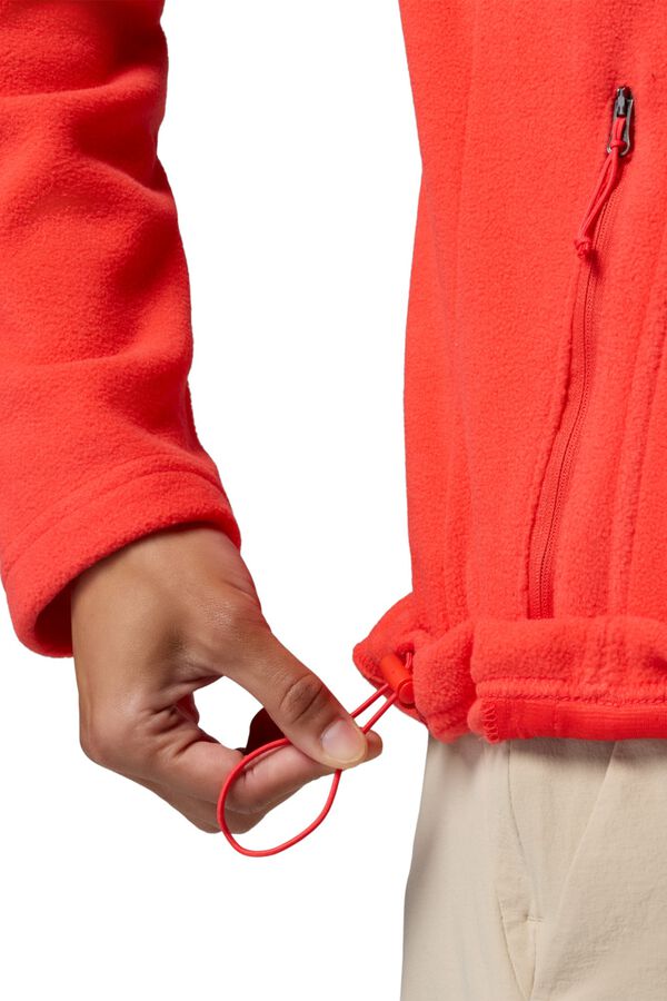 Columbia Fleece zip fastening pocket lining pink