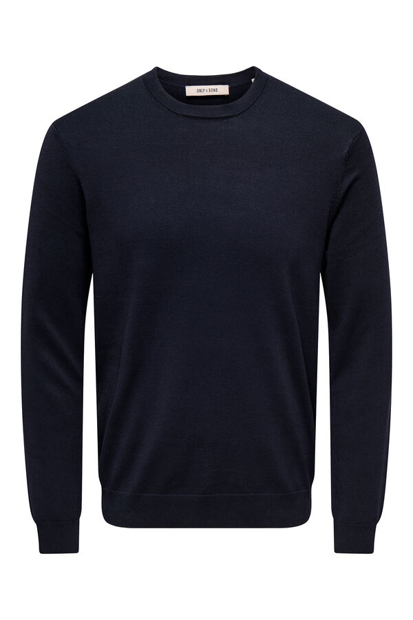 Only & Sons Round neck jumper blue