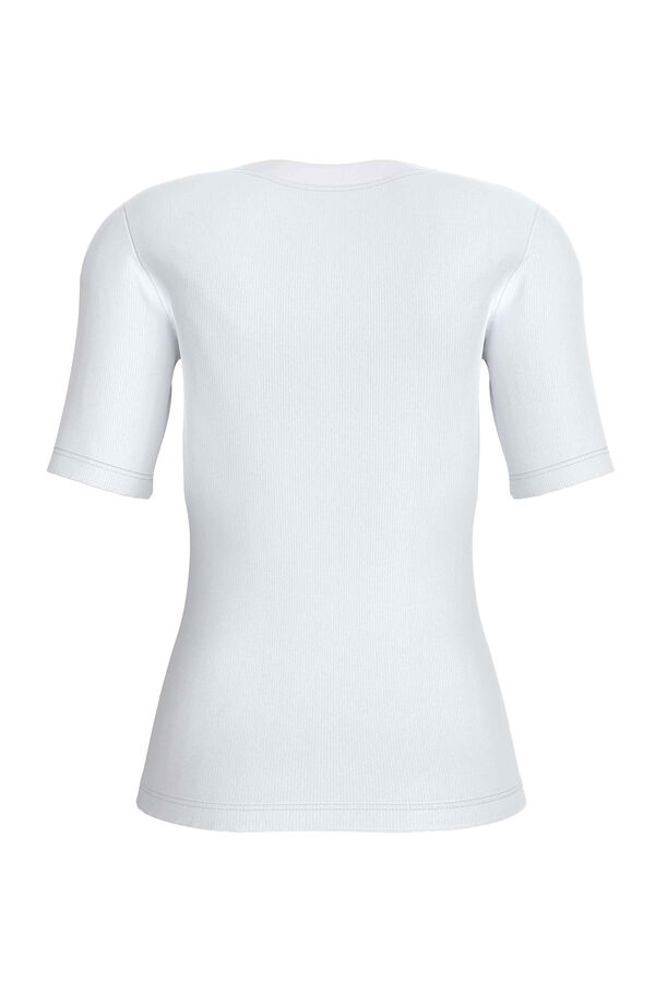 Springfield Camiseta manga corta mujer blanco