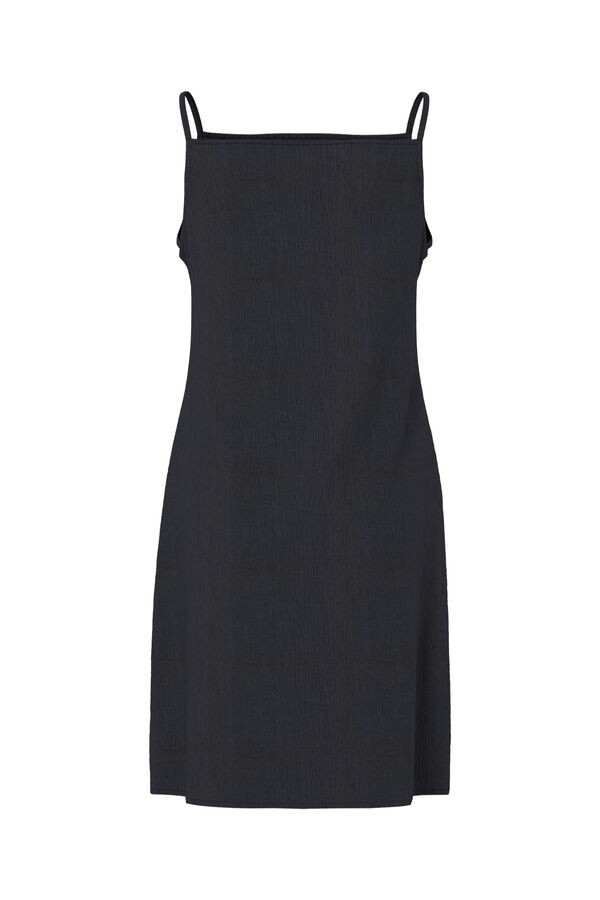 Pieces Vestido mini de al&ccedil;as preto