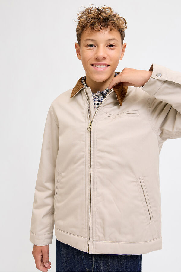 Jack & Jones Junior Chaqueta estilo worker brown