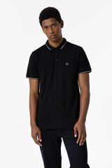 Tiffosi Piqu&eacute; Polo Shirt black