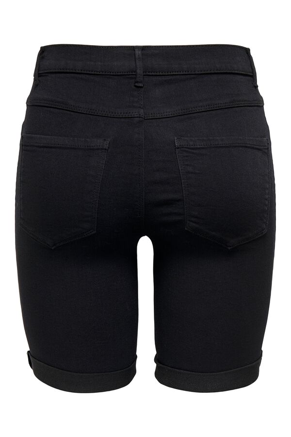 Only Short vaquero slim negro