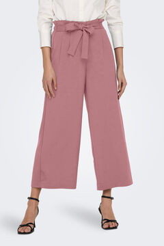 Springfield Cropped wide leg trousers violet