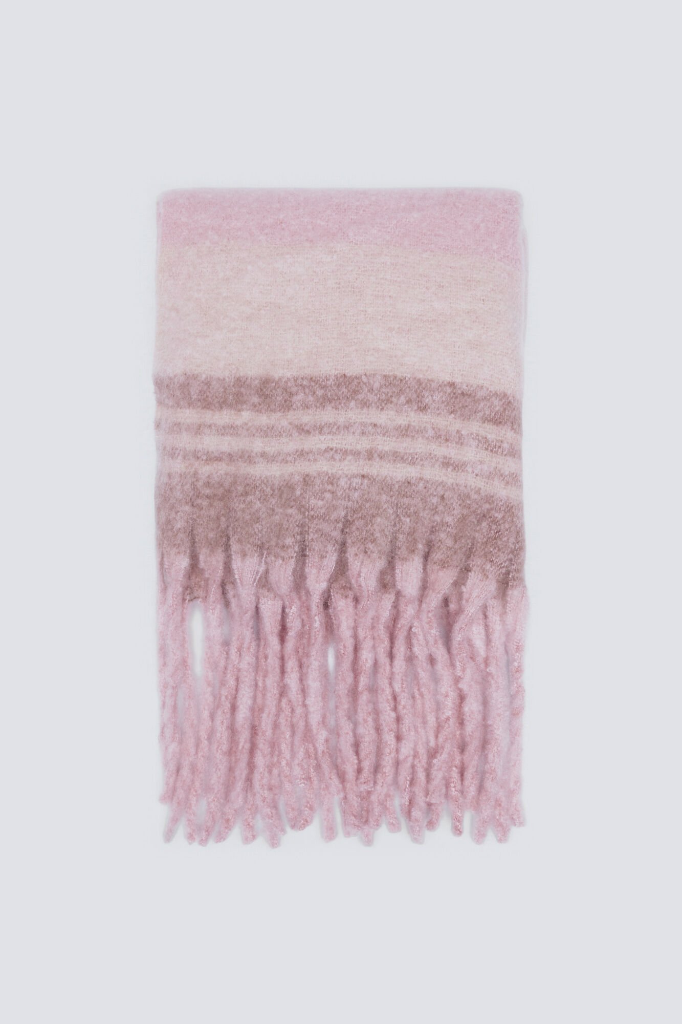 Springfield Bufanda cuadros rosas y crudos