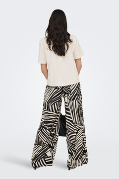 JDY Camisa de manga curta em linho