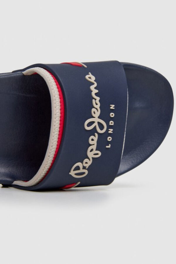 Pepe Jeans Double buckle sandals blue