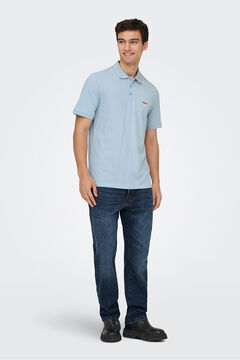 Only & Sons Poloshirt mit Frontdetail