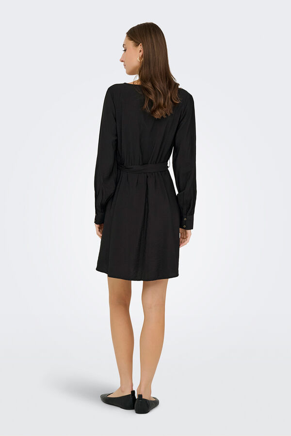 JDY Short fluid short dress Crna