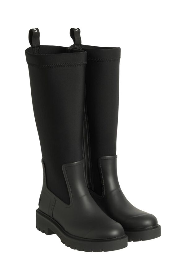Calvin Klein Botas de chuva de neoprene CK preto