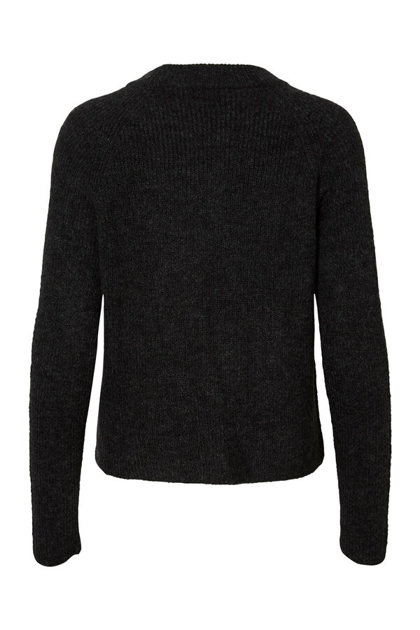 Springfield Essential jersey-knit jumper noir