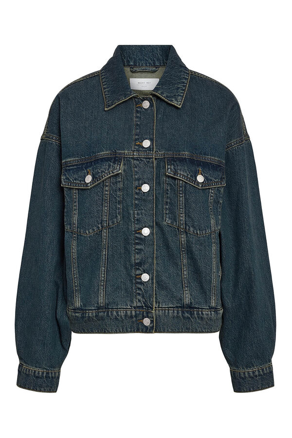 Noisy May Chaqueta Denim Oversize azul