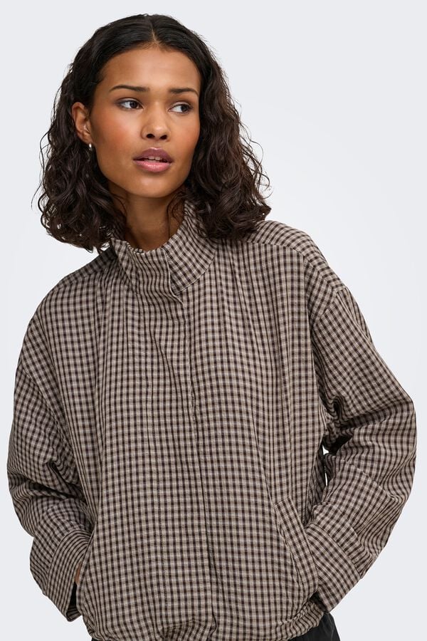 JDY Lightweight bomber jacket nude