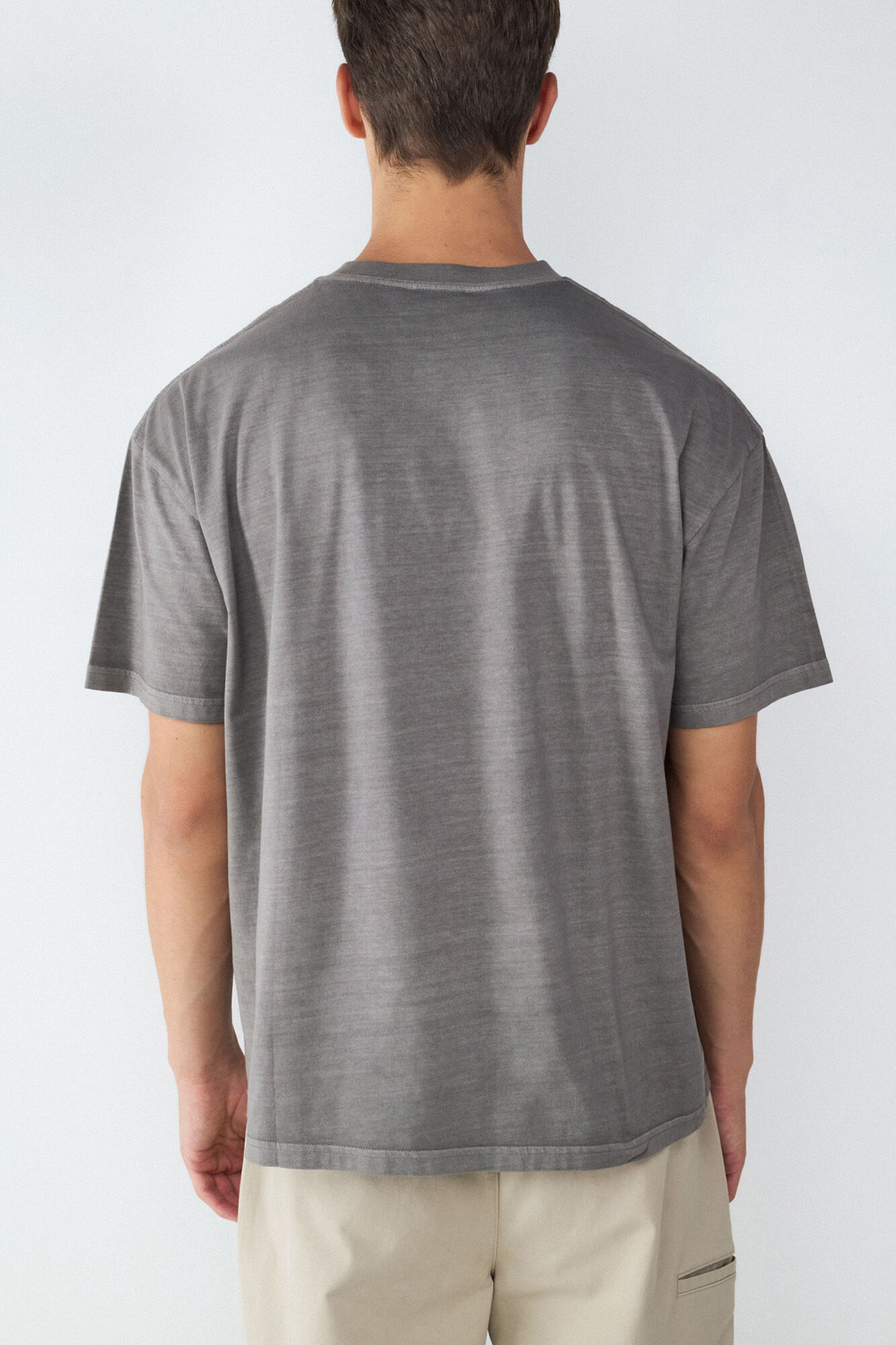 Balmohk Relaxed, washed-effect short sleeve T-shirt