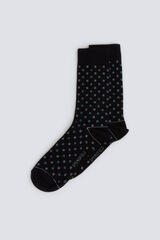 Springfield Long micro-embroidered sock black
