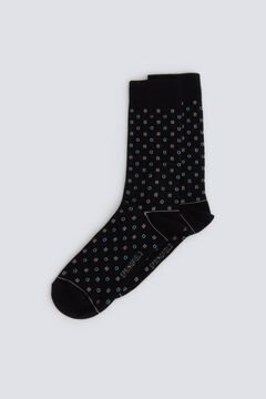 Springfield Long micro-embroidered sock