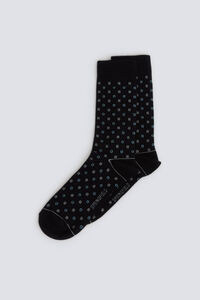 Springfield Long micro-embroidered sock