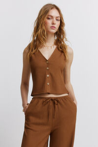 Springfield Buttoned vest top