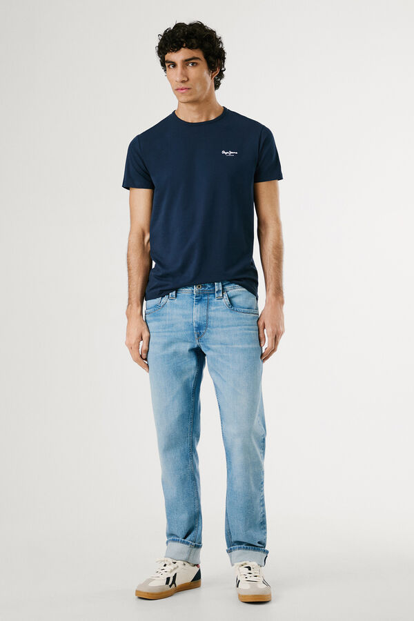 Pepe Jeans Slim short sleeve t-shirt blue