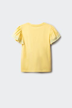 Springfield Kids T-shirt de manga curta b&aacute;sica com folho estampado para menina