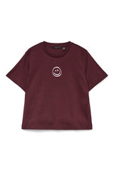 Vero Moda Girl Short-sleeved cotton t-shirt pink