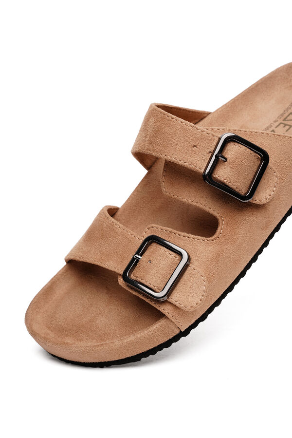 Paez Paez Sandal Bio Vegan Suede Sand nude