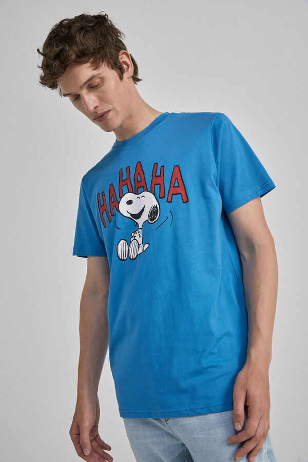 Springfield T-shirt Snoopy Blue