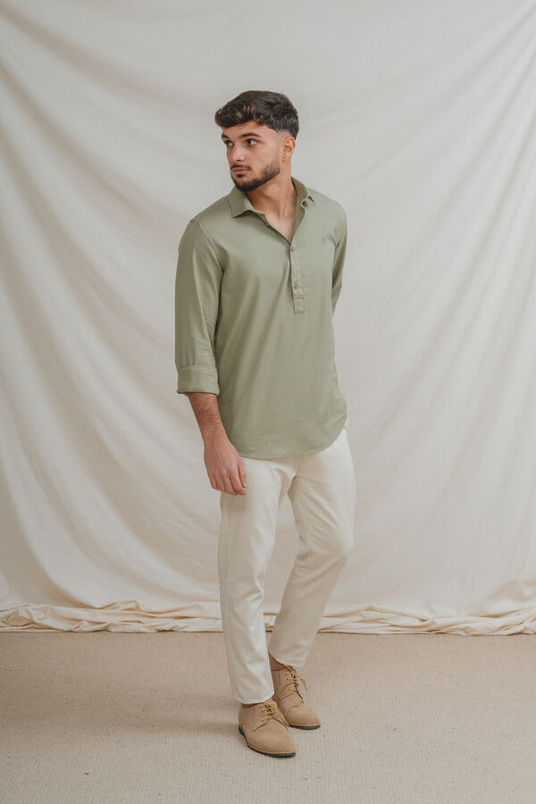 Celopman Camisa polera verde