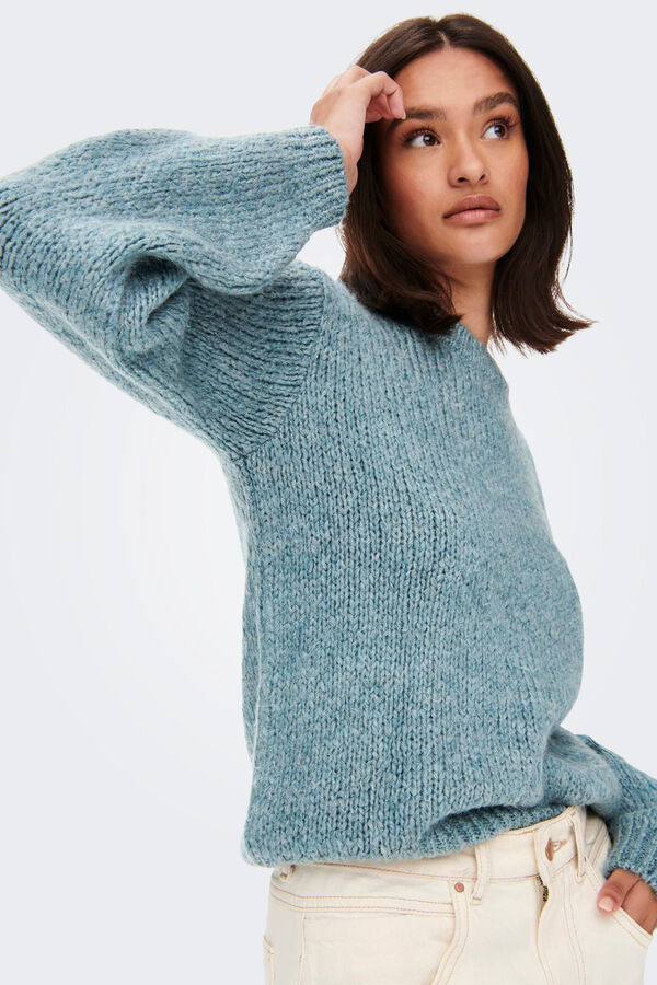 Springfield Chunky knit jumper bluish
