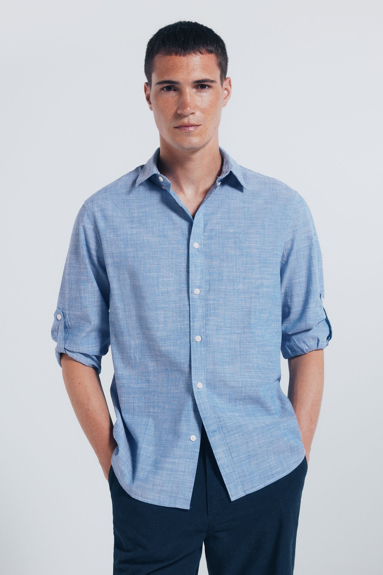Springfield Slub cotton shirt