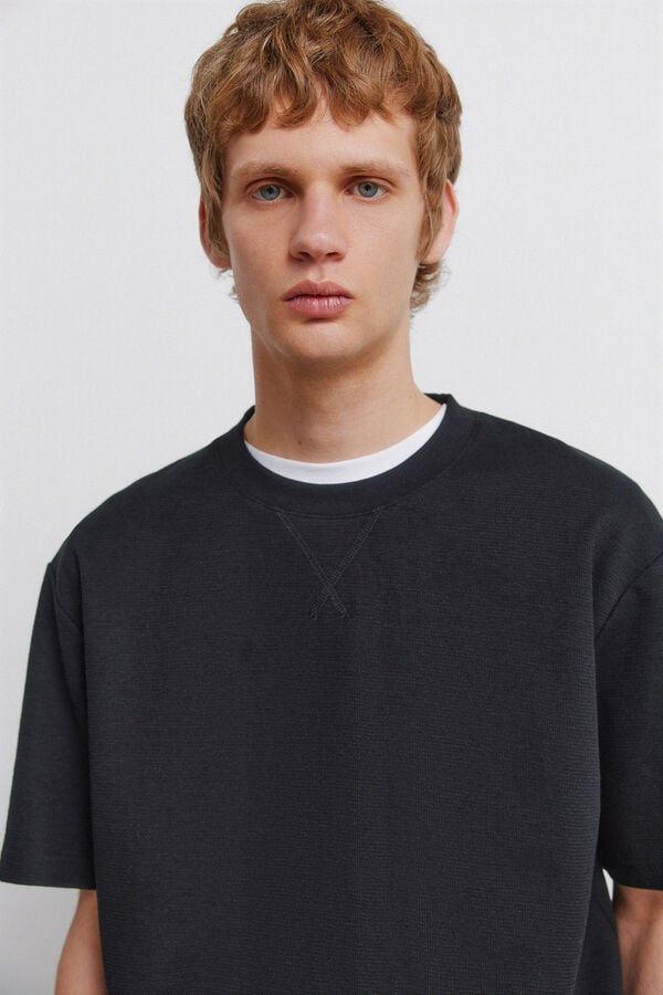 Springfield Waffle T-shirt black