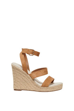 Springfield Strappy wedge sandal brown