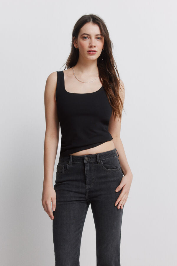 Springfield Kick flare jeans grey