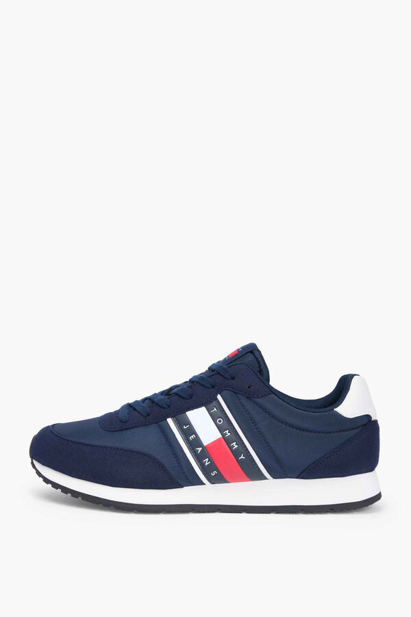 Tommy Jeans Tommy Jeans runner sneakers with side flag Plava