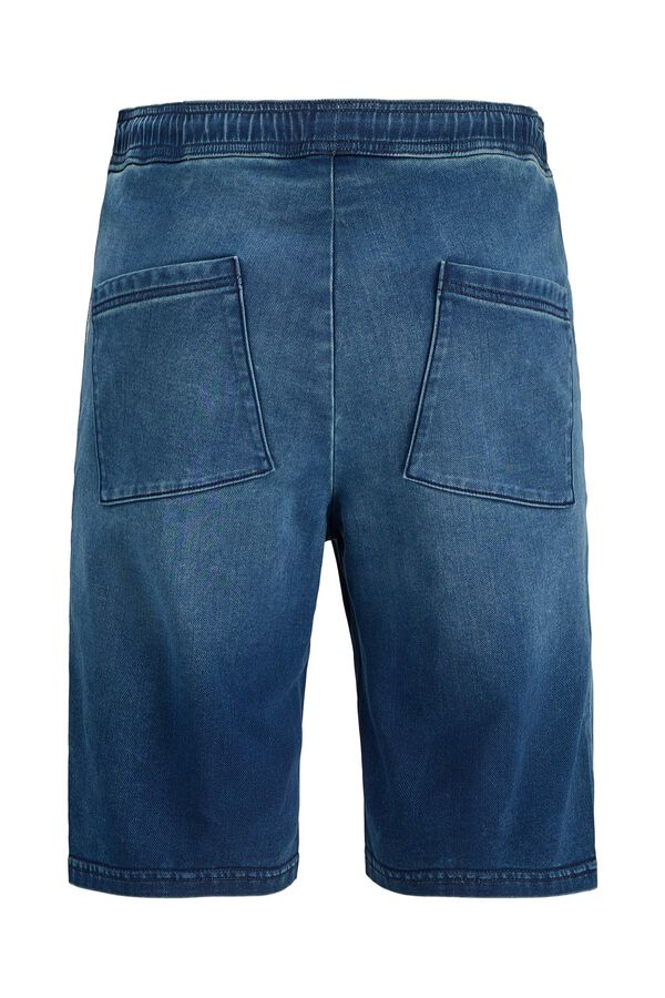 Jack & Jones Cotton regular Bermuda shorts blue