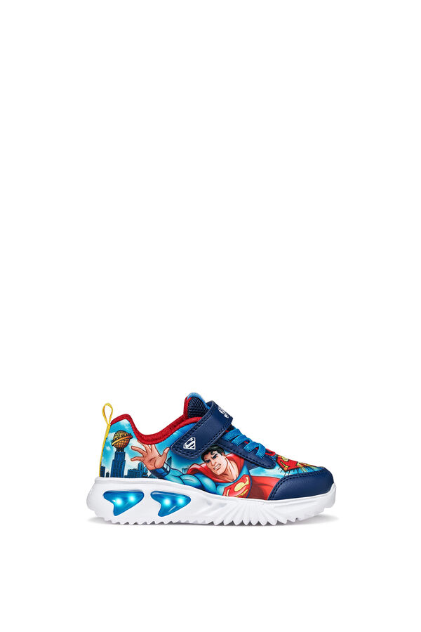 Geox Faux leather trainers printed