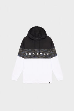 Springfield T-shirt with camouflage hood white