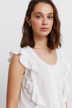 Springfield Romantic ruffle blouse