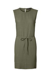 Pieces Vestido corto de lino sin mangas